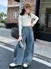 Girls' 2026 Spring-Autumn Jeans: New Children's Straight Long Pants