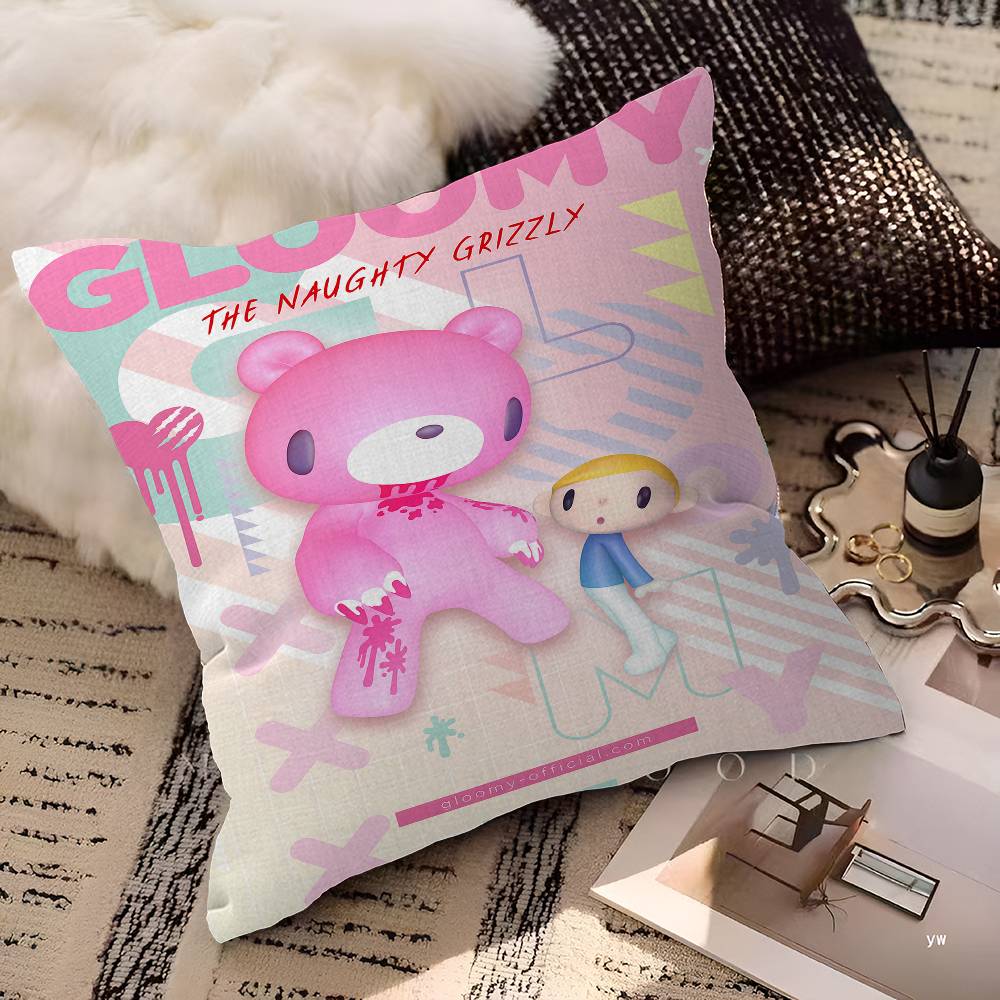 Cartoon G-Gloomy Bear Pillow Cover Design Cushion Cover Decor Holiday Decorati