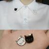 Harajuku Cute Cartoon Kitten Brooch - Japanese Cat Pin Bag & Clothing Accessory