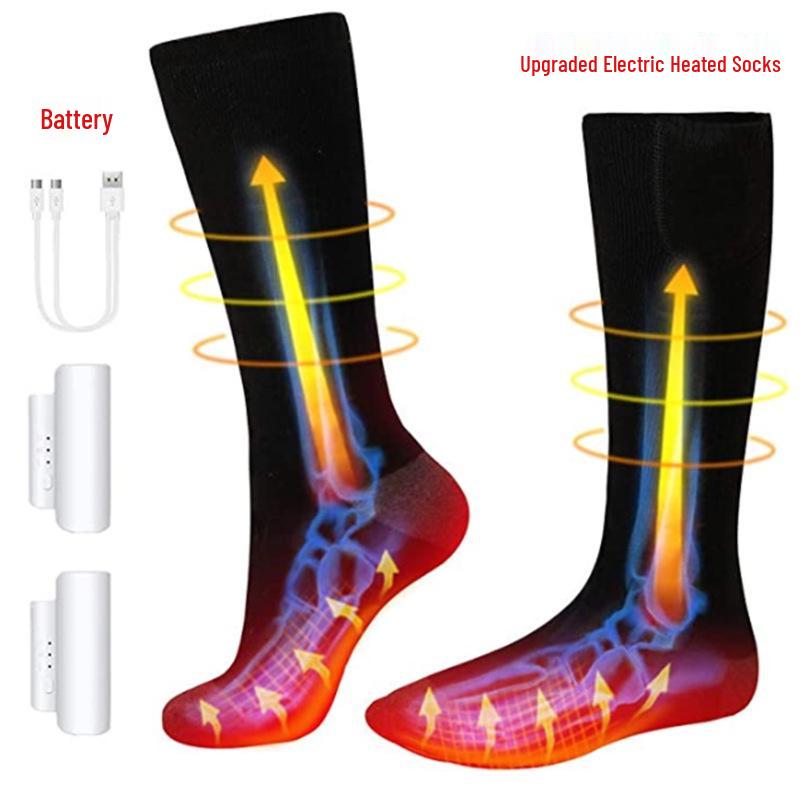 2026 USB Electric Heated Socks for Men & Women - Ideal for Outdoor Skiing & Mountaineering