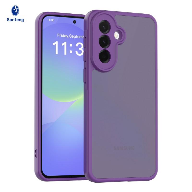 Suitable GalaxyA57 Protective Case A26 Phone A37 Skin-feeling PC+TPU Drop Resistance Fine Hole Matte Shell
