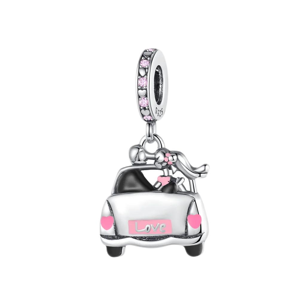 

copper Sweet Car Charm Bead Charms Bicycle Pumpkin Carriage Ring Bead Charms Pendant Compatible With Authentic Bracelets Necklaces Do It Yourself Jewe