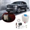 High Efficiency 1.5L 12V Universal Windshield Washer Reservoir Pump Kit Suitable for Most Vehicles Plastic Metal Design