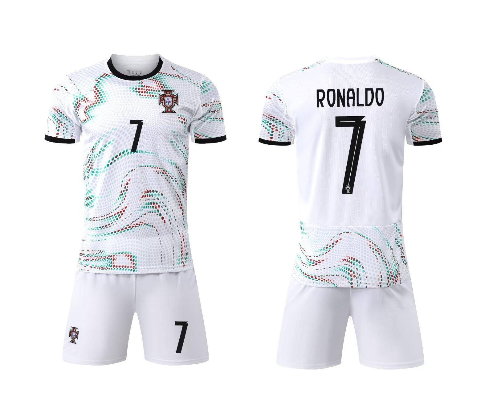 25-26 Portugal Away Football Jersey No. 7 Children S Jersey Children S Clothing Size 14-3Xl 14 yards/90