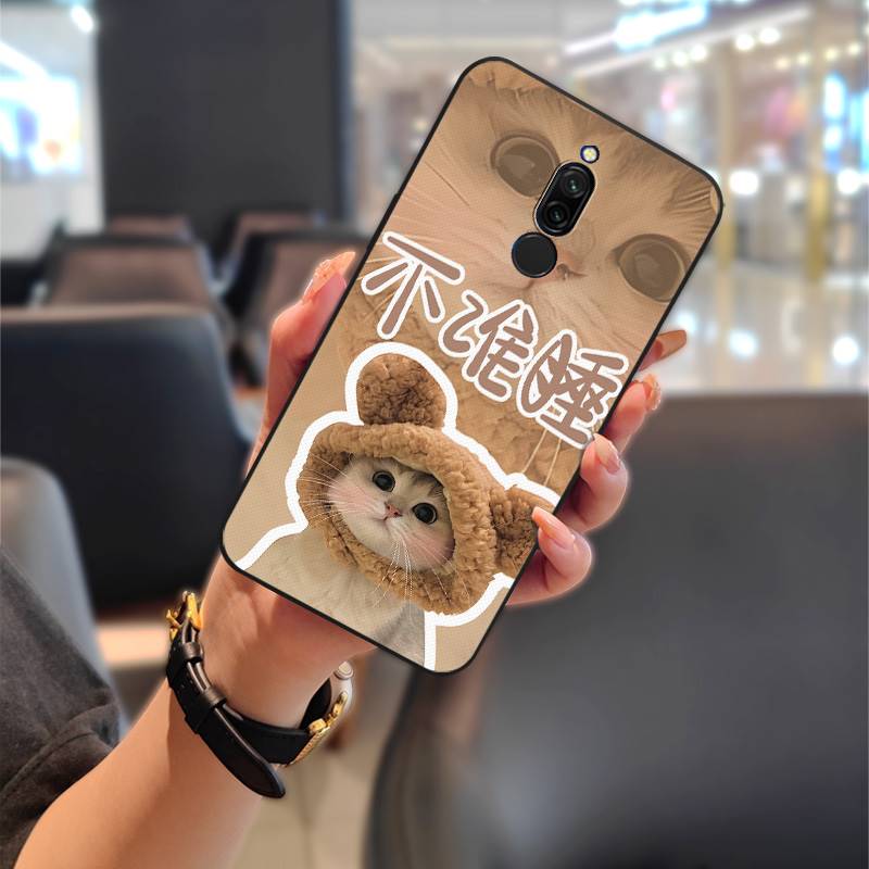 Couple Shockproof Phone Case For Xiaomi Redmi 8 Protective Anti-dust Phone Pouch Soft Case Full Wrap TPU Fashion Design