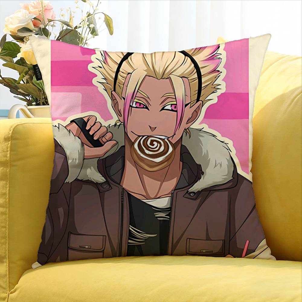 Blue Lock Anime Ryusei Shidou Various Sizes Square Pillow Case For Car Home Bedchamber Decor