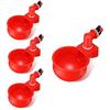 4PCS Water Drinking Cups Chicken Waterer Automatic Poultry Drinkers