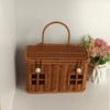Modern Minimalist Handwoven Basket With Pp Material For Storage And Organizer Use