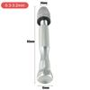 Chuck Clamping Hand Drill Drill Chuck Hand Pin Hole Drill Portable Practical 0.3-3.2mm 3.74 Inch Aluminum Alloy