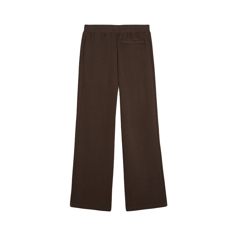 Puma Breathable Soft Fashion Straight Casual Pants Unisex bottoms Coffee-Brown 630966-65