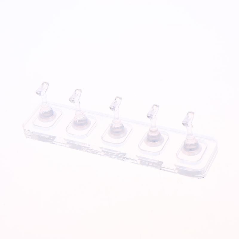 1 Set Non-Magnetic Nail Display Acrylic Nail Display Stand Tips Holder Nail Practice Stand Fingernail Diy Manicure Stand Tools