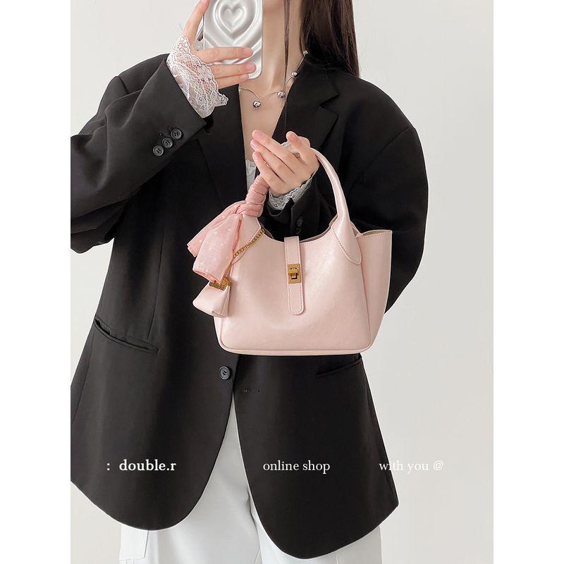 

Xiao Rui Pretty Bag Moonlight Goddess Vegetable Basket Tote Bag Female 2025 New Arrival Satchel Shoulder Crossbody Large Capacity Pink cherry powder-small amount of In Stock