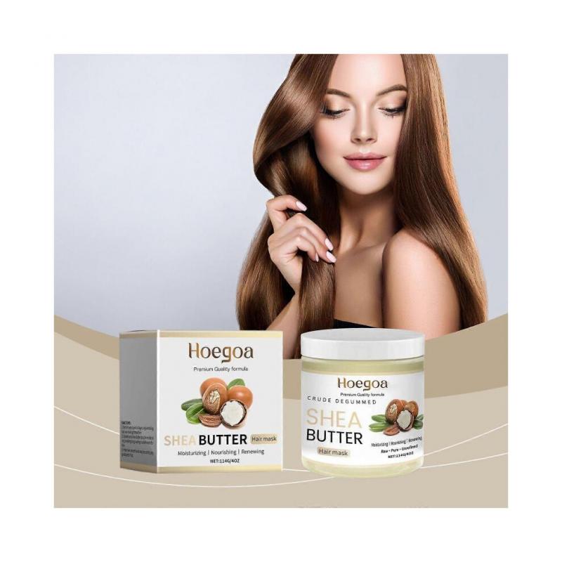 Hoegoa Shea Butter Moisturizing Hair Mask Moisturizes Hair And Softens Hair Hair Mask