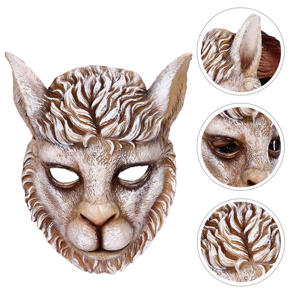 Halloween Easter Animal Face Masks Carnival Party Masquerade Performance Props Bar Cosplay Po Lion Rabbit Animal Mask
