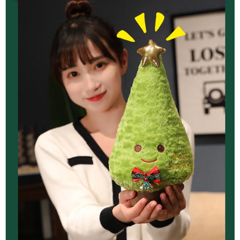 Plush Christmas Tree Toy Cartoon Stuffed Doll Bedroom Decoration Kids Gifts