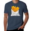 French Fries Pattern Tshirt Breathable Basic Cotton Tshirt