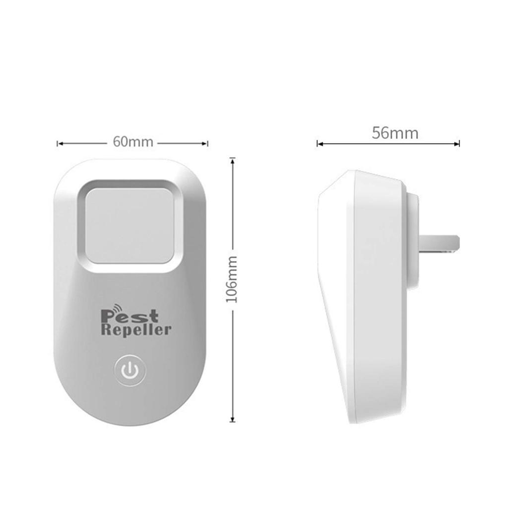 Mouse Ultrasonic Rat Pest Extermination Cockroach Pest Extermination Rat 6 Types of Ultrasonic 2 Levels Effective Range Outlet Safe for Children and