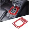 Red Carbon Fiber Console Gear Shift Panel Cover Trim For Infiniti G37 2007-2013