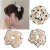 Soft Fabric Scrunchies Hair Tie For Women Girls Round Dot Floral Heart Design Elastic Hair Accessories No Metal Part