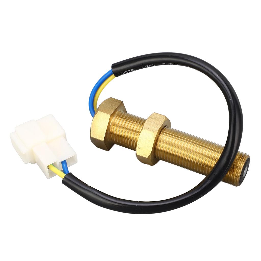 Magnetic Rotate Speed Sensor M16x1.5 IP44 High Sensitivity Brass RPM Speed Transducer for Generator 