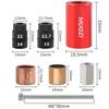 Visible Window Design Bicycle Rear Shock Durable Portable Bike Shock Absorbers Aluminum Alloy Modification DU Bushing Tool