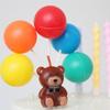 Ins Wind Bear Candle Colorful Plastic Balloon String Cake Plugin Cartoon Cute Birthday Party Dress Up Ornament