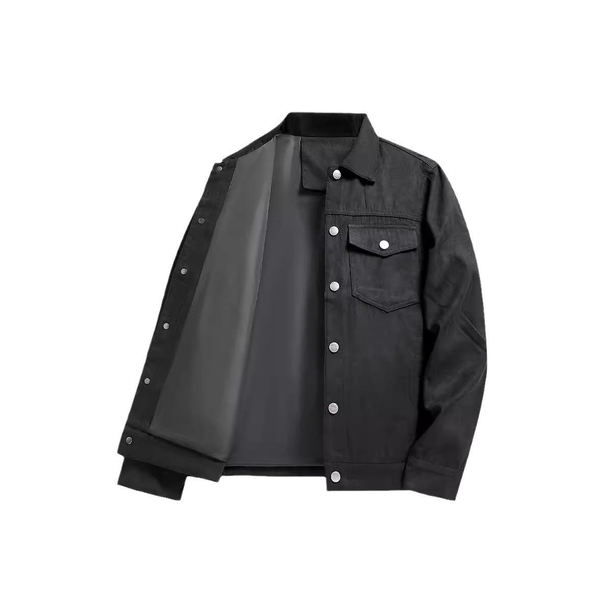 

Замшевая куртка мужская рабочая куртка с лацканами осень и зима повседневная и универсальная 4XL