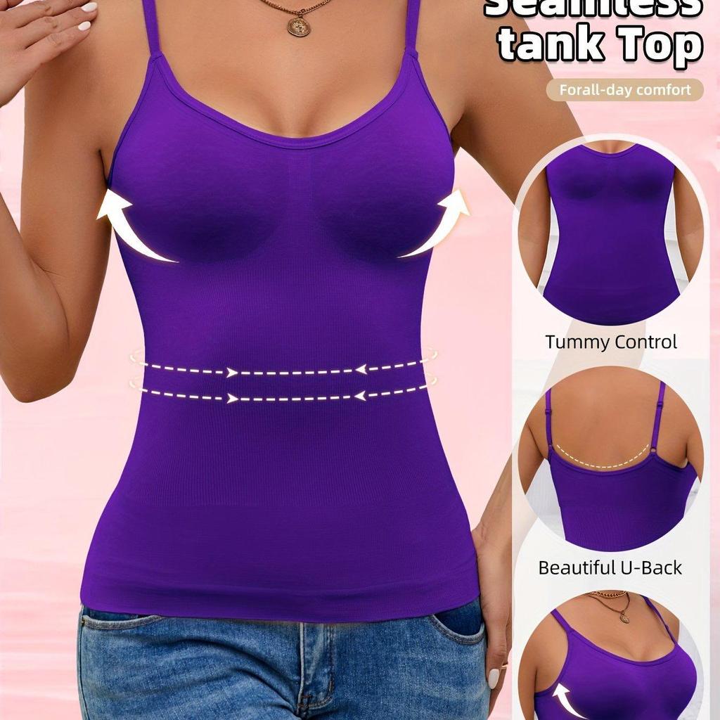Camisola de Comercio Electrónico Transfronterizo 2026 con Almohadillas de Sujetador Integradas - Chaleco Versátil para Usar por Dentro y por Fuera con Elegante Diseño de Espalda