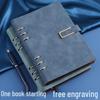 Customizable Simple Business Loose-Leaf Notebook Binder with Printable Logo