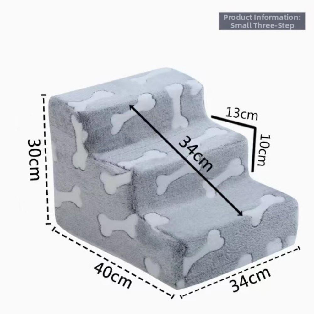 New Star Pet Stairs Washable Foam Steps Dog Stairs Removable Non-Slip Pet Staircase Bed