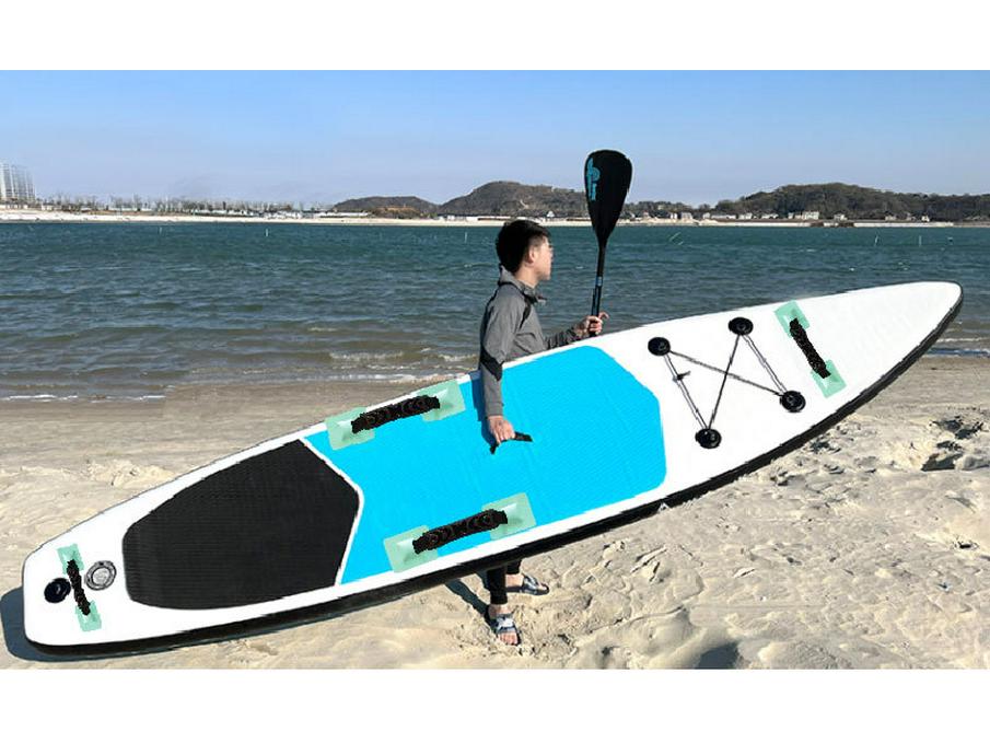 Cross-Border Inflatable SUP/Kayak Paddleboard with DIY Handle Installation