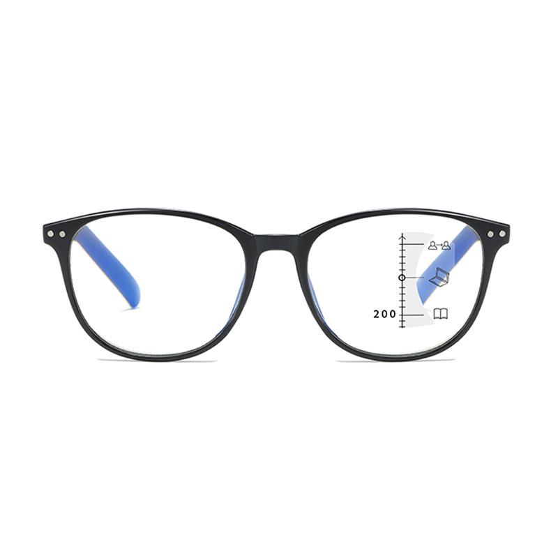 Men's Dual Vision Photochromic Anti-Blue Light UV Protection Reading Glasses