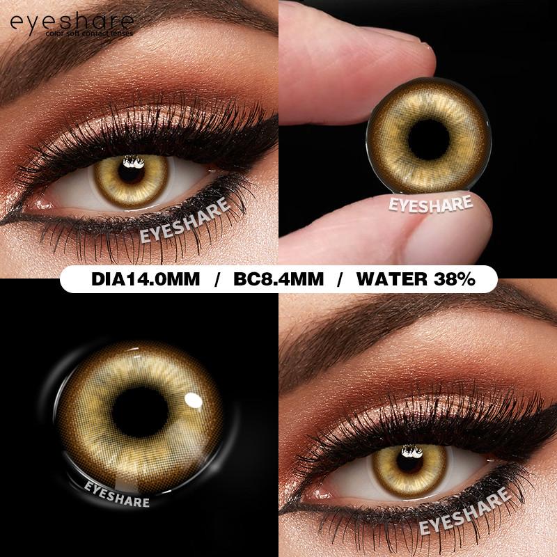 Eyeshare Bunte Kontaktlinsen für Halloween, Anime-Zubehör, Linsen, Cosplay, Augenlinsen, jährlich, 2 Stück/Paar