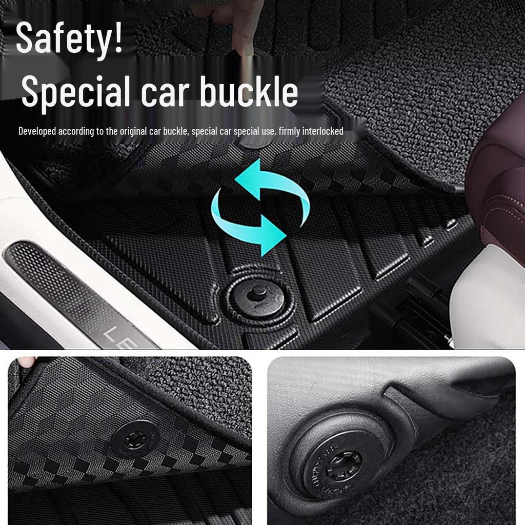 TPE Floor Mats for Hongqi Models 18-26: H5, H6, HS5, EQM5, E-HS3, HS3, H9