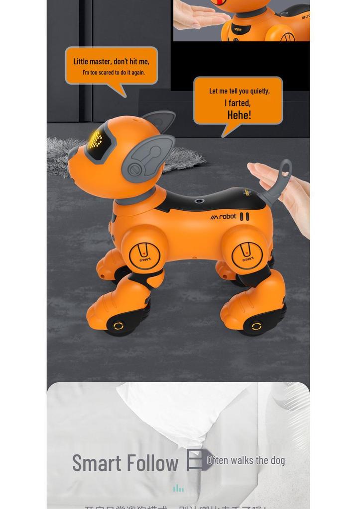 Interactive Voice-Controlled Smart Robot Dog Toy for Kids