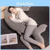 Adorable Long Shark Plush Pillow For Cozy Sleeping And Cuddling Ideal Gift For Girls And Boys