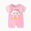 Summer Short Sleeve Pure Cotton Baby Romper - Infant Cartoon Crawling Bodysuit