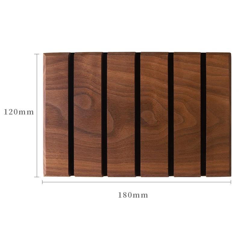 Simple Walnut Vintage Jewelry Ring Showcase Stand Creative High-end Light Luxury Jewelry Display Tray Storage Jeweler Counter  Ornaments Accessory