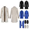 Retro Gothic Victorian Uniform Tailcoat Jacket For Men