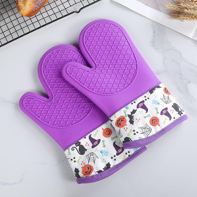 

ZISIZ Silicone Two-Finger Oven Mitt