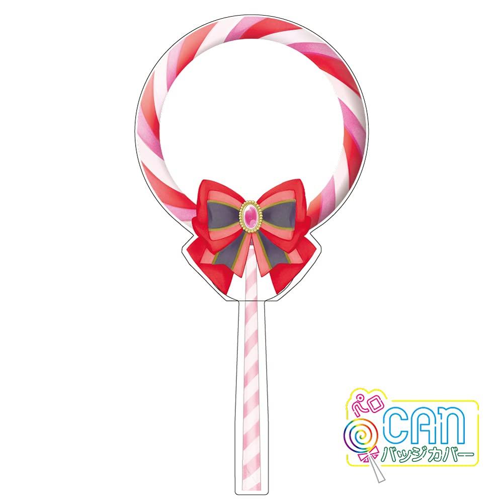 Hagoromo PeroCAN Badge Cover (Strawberry Milk) Can Badge Cover No. 82352