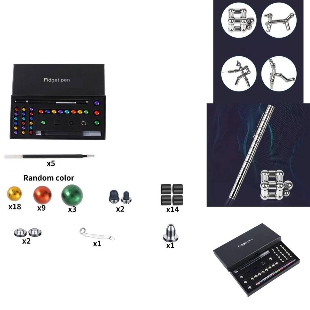 Bolígrafo Magnético Premium Para Alivio del Estrés Cuerpo Metálico Único Ideal Para el Uso Diario