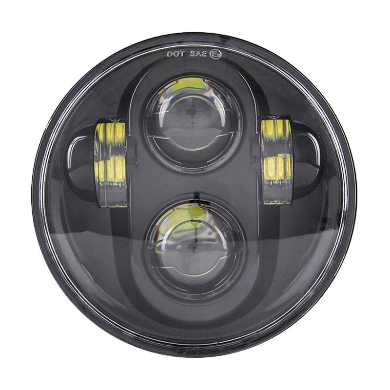 5.75" LED Motorcycle Headlight for Harley 883x48 Dyna - 40W High/Low Beam