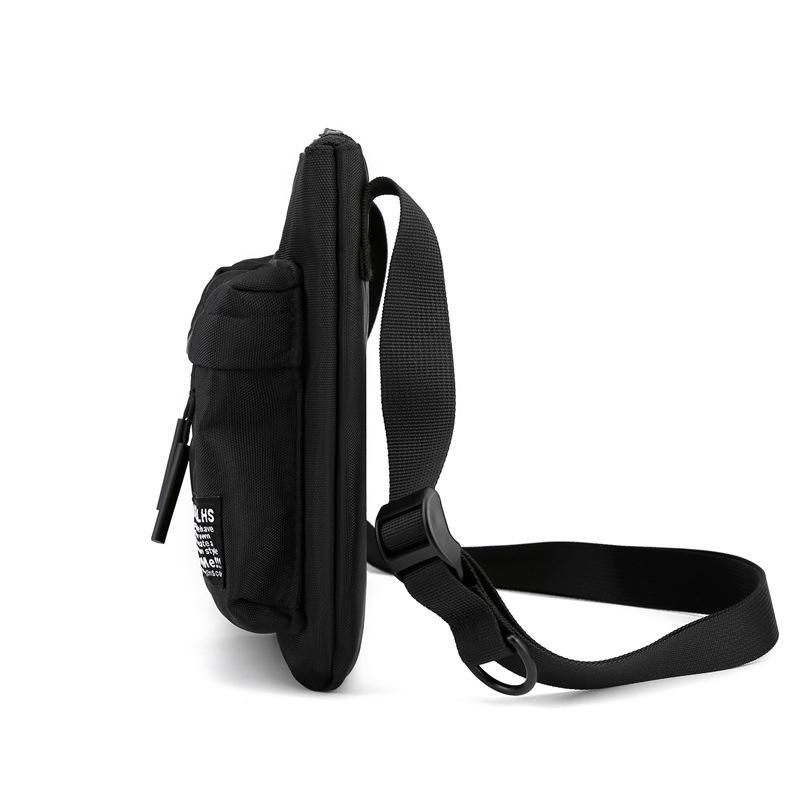 Men's Crossbody Chest Bag Fashion Sports Shoulder Bag Casual Travel Backpack for Couples Students Unisex Sling Bag