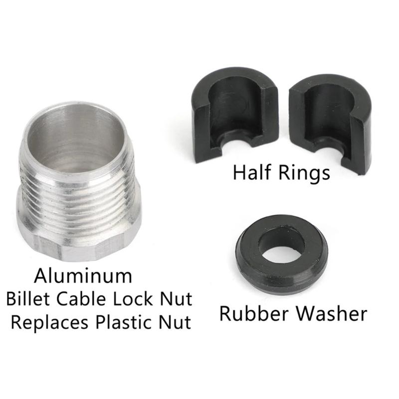 Engine Parts Steering Reverse Aluminum Cable Lock Nut Kit Replacement Accessories for 3D GSI HX LRV