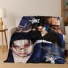 3D Hyunjin Solo KPOP Singer Flannel Blanket,Warm and Cozy Soft Throw Blanket for Home Bedroom Bed Sofa Picnic Office Cover Gift