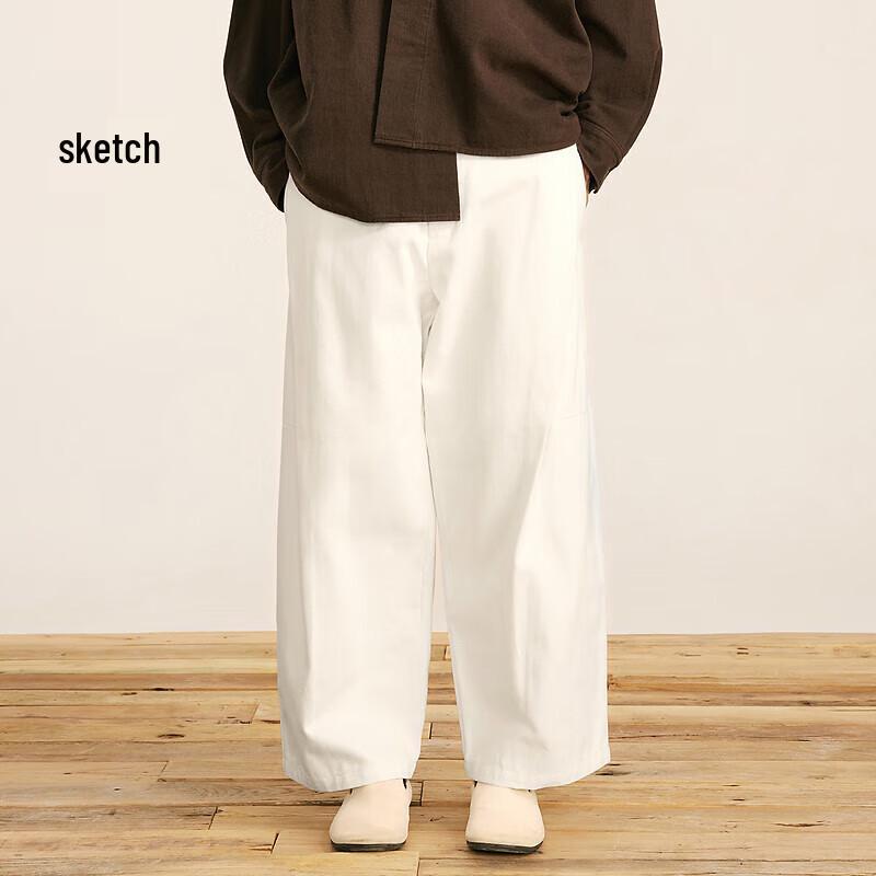 Sketch Men s 2024 Autumn Cotton Loose Wide-Leg Denim Jeans M