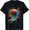 Camiseta Unisex Baloncesto Splash Baler Jugador de Baloncesto Jugador de Equipo