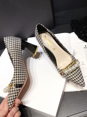 High Heels, Pointed Toes, Thin Heels, Work Shoes, Temperament, Shallow Mouth, Single Shoes, Versatile Professional Shoes for Women