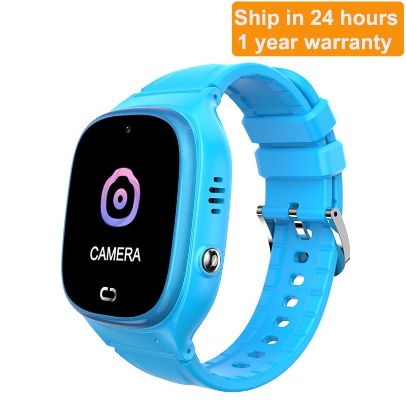 Big Sale Children's Smart Watch SOS Phone Watch For Kids With Sim Card Po Waterproof IP67 Kids Gift Smartwatch IOS Android
